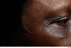 Eye Face Cheek Skin Woman Black Chubby Wrinkles Studio photo references